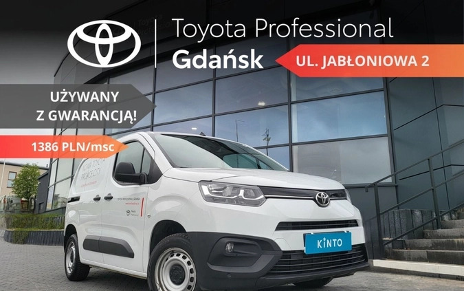 pomorskie Toyota Proace City cena 109900 przebieg: 28728, rok produkcji 2022 z Narol